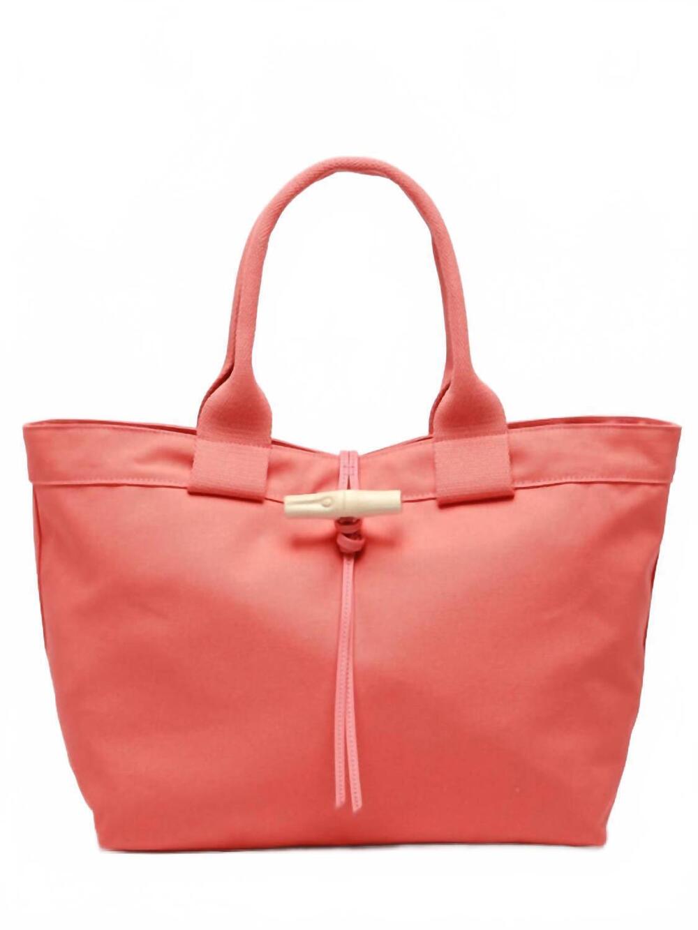 NEW LONGCHAMP women's top handle tote bag in sunset